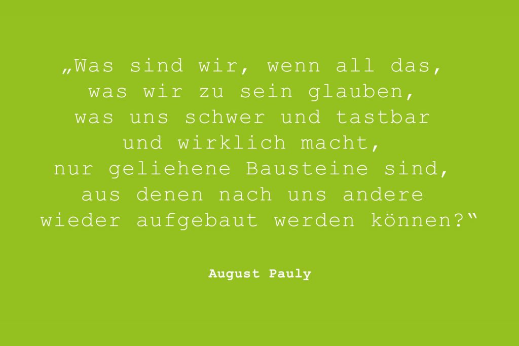 Zitat August Pauly